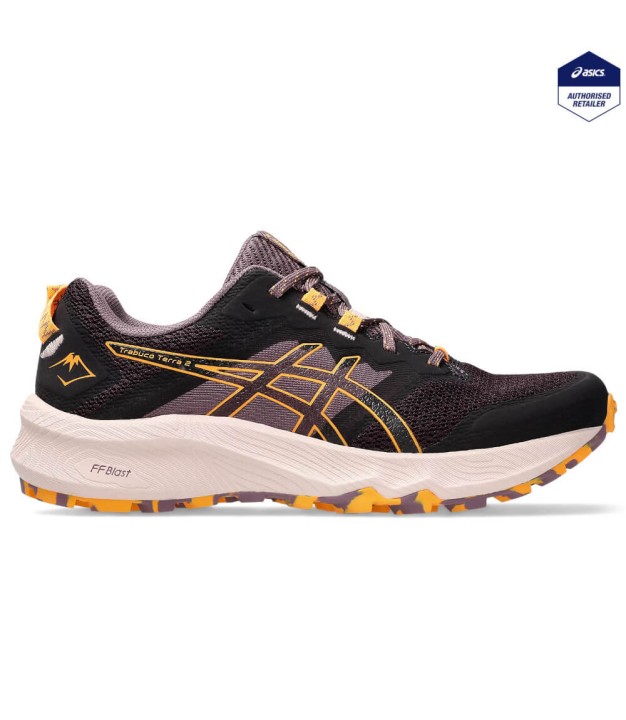 Asics Trabuco Terra 2 Women's, Dark Aubergine/Stadium Orange