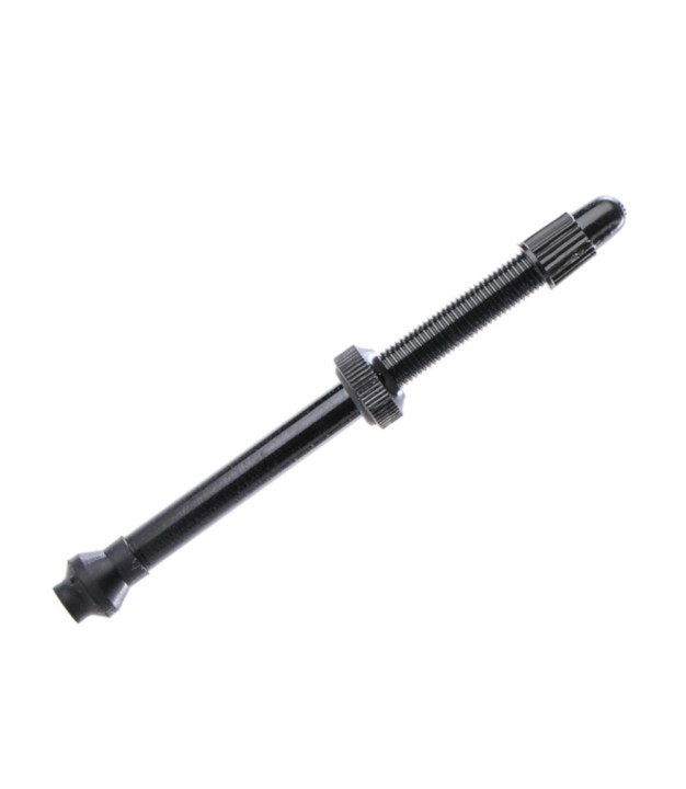 Barbieri Black Alloy Tubeless Presta Valve 80mm