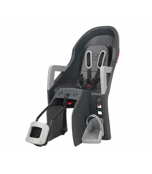 Polisport Guppy RS Plus Grey | Frame mounting child Seat