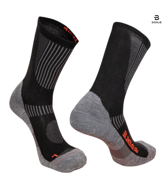 Bjorn Daehlie Active Wool Socks, Black/Grey