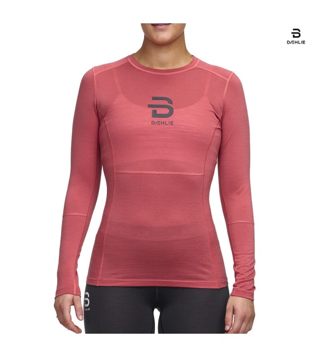 Bjorn Daehlie Active Wool Women's LS, Red