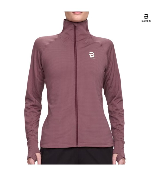 Bjorn Daehlie Full Zip Davos Women's, Wild Berry