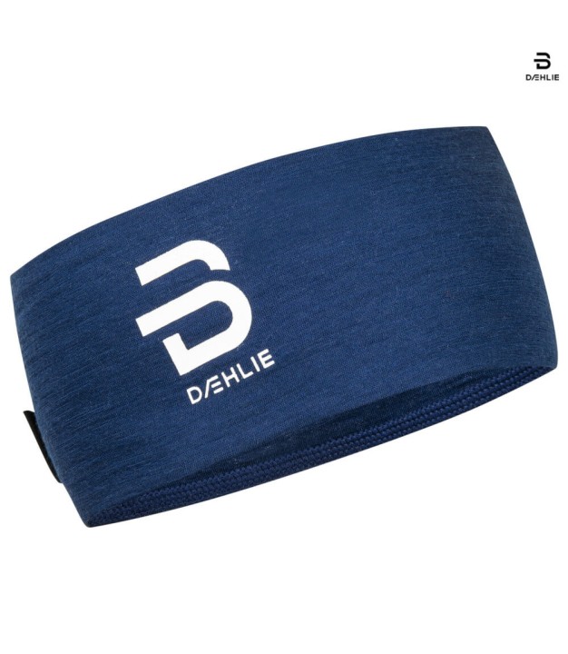 Bjorn Daehlie Wool Cross Headband, Estate Blue