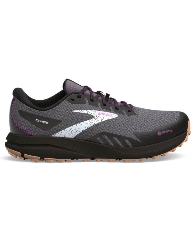 Brooks Divide 4 GTX Women's, Black/Blackened Pearl/Purple