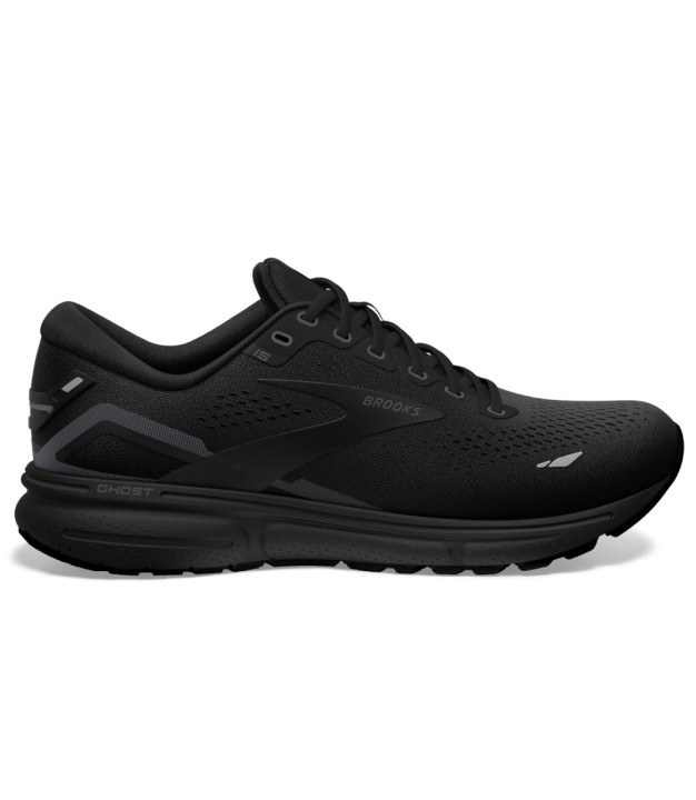 Brooks Ghost 15 Wide Men's, Black/Ebony