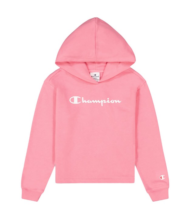 Champion French Terry Girls Hoodie, Pink