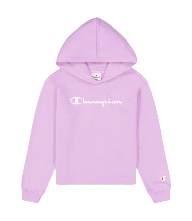 Champion French Terry Girls Hoodie, Purple