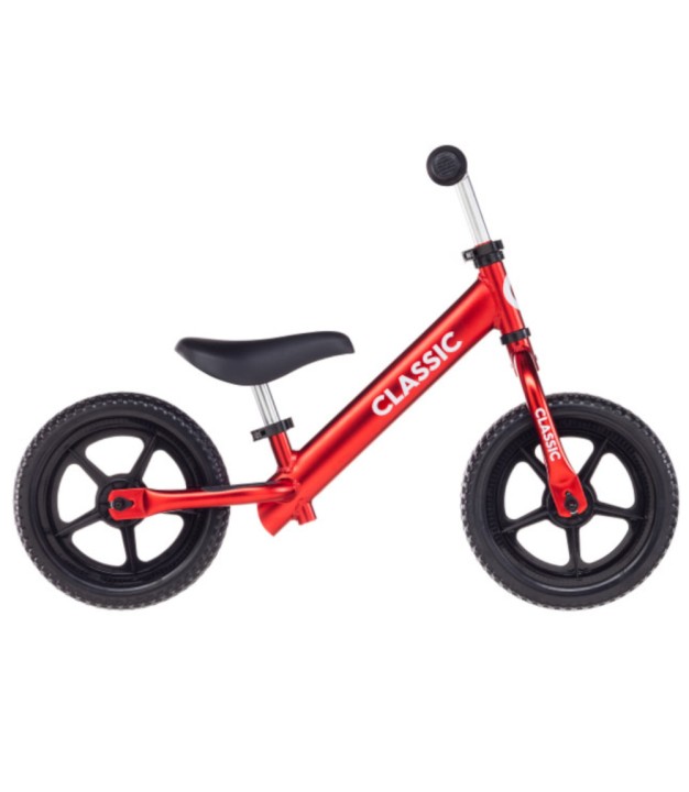 Classic Alu 12'' Kids Balance Bike, Red