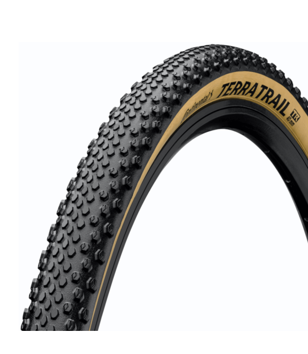 Continental Terra Trail Folding Gravel Tire, ShieldWall, 700 x 35C, black/cream