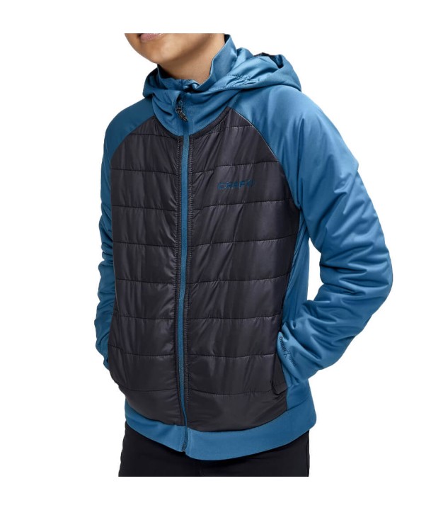 Craft ADV Insulate XC Hood Jacket Jr, Blue/Black