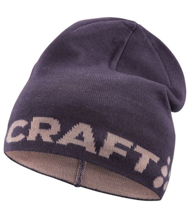 Craft Adv Nordic Training Merino Logo Hat, Plum