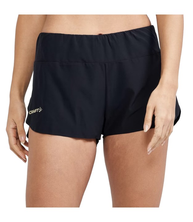 Craft Pro Hypervent Split Women's Shorts, Black/Roxo