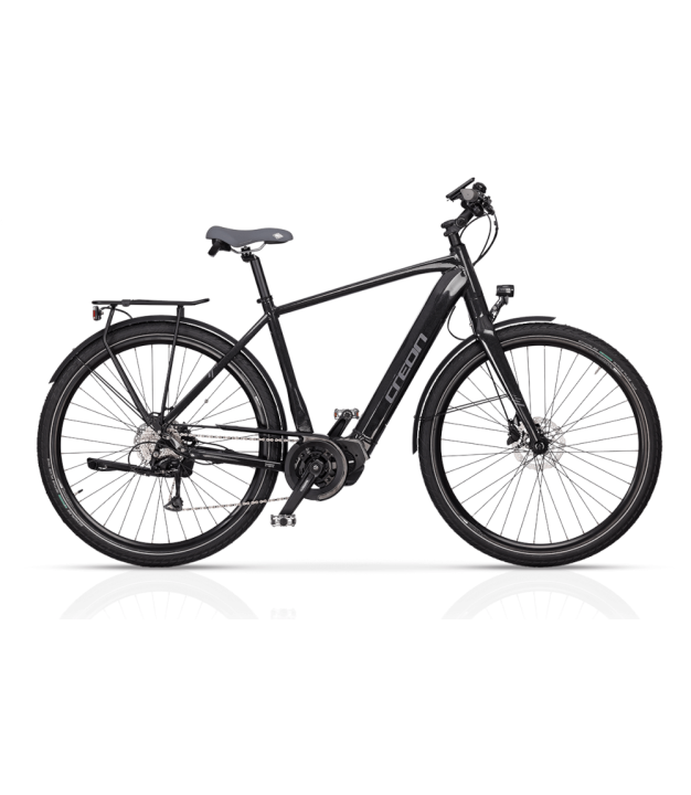 Creon Nova RD Gent 28'' Electric Bike, sparkling black/glossy, 52cm