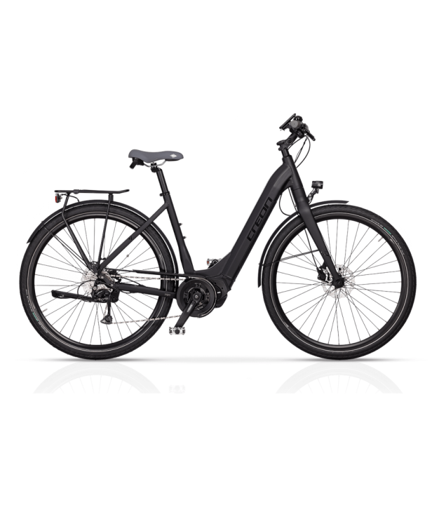 Creon Nova RD Wave 28'' Electric Bike, black matte, 50cm