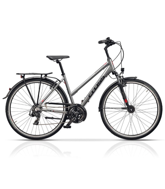 Cross Areal Trekking 28" Lady Bike, Grey