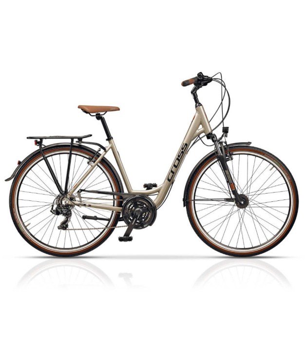 Cross Areal Trekking LS 28" Lady Bike, Brown