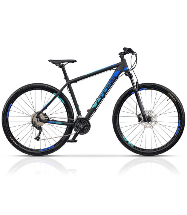 Cross GRX 9 29'' MTB Bike, Black/Blue