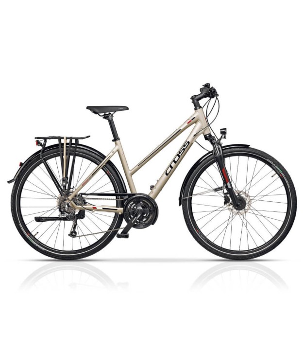 Cross Travel Trekking 28" Lady Bike, Champagne