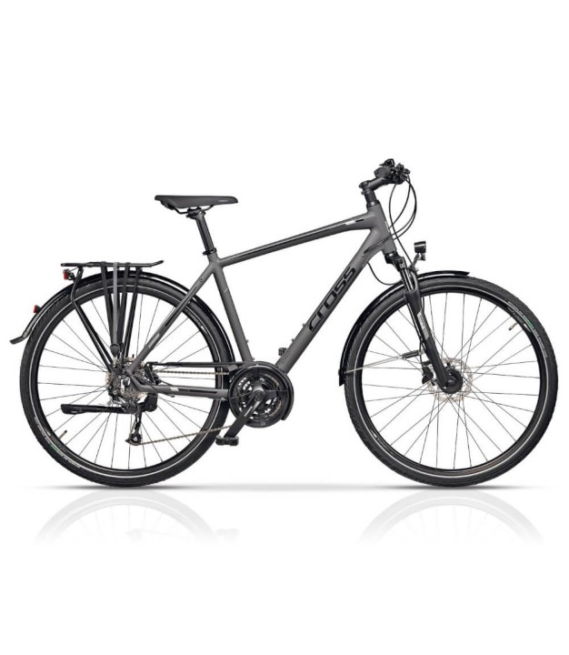 Cross Travel Trekking 28" Men's Bike, Grey