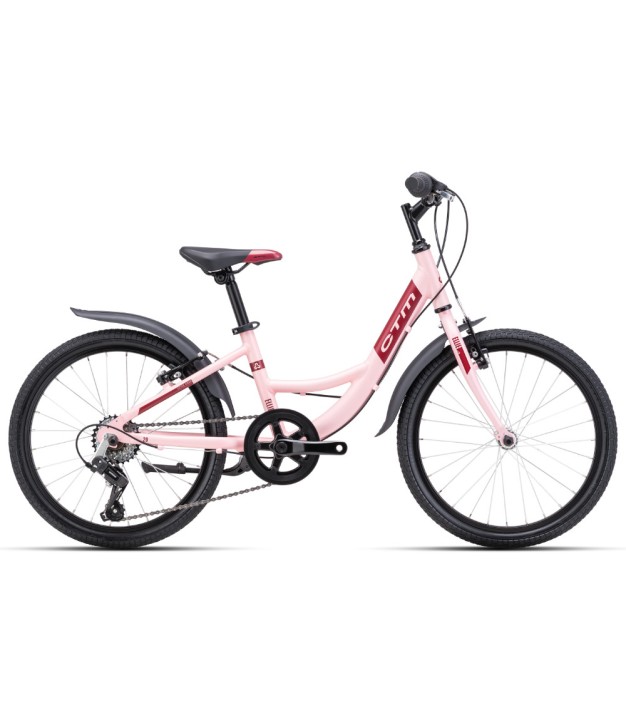 CTM Ellie 20'' Kids Bike, Matt Light Pink Purple