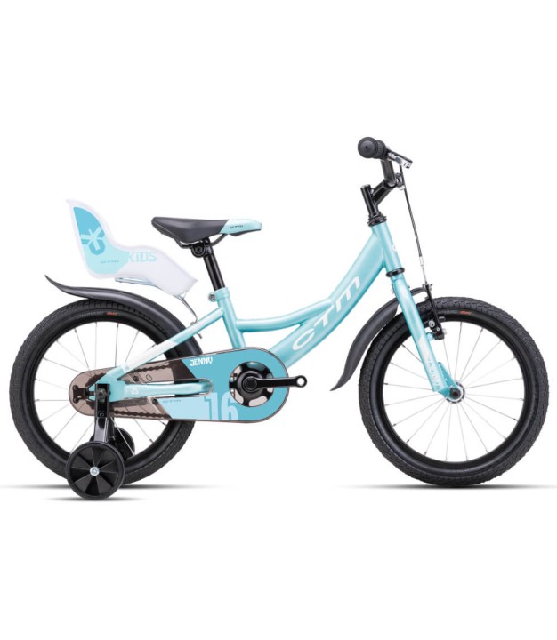 CTM Jenny 16'' Kids Bike, Turquoise/White