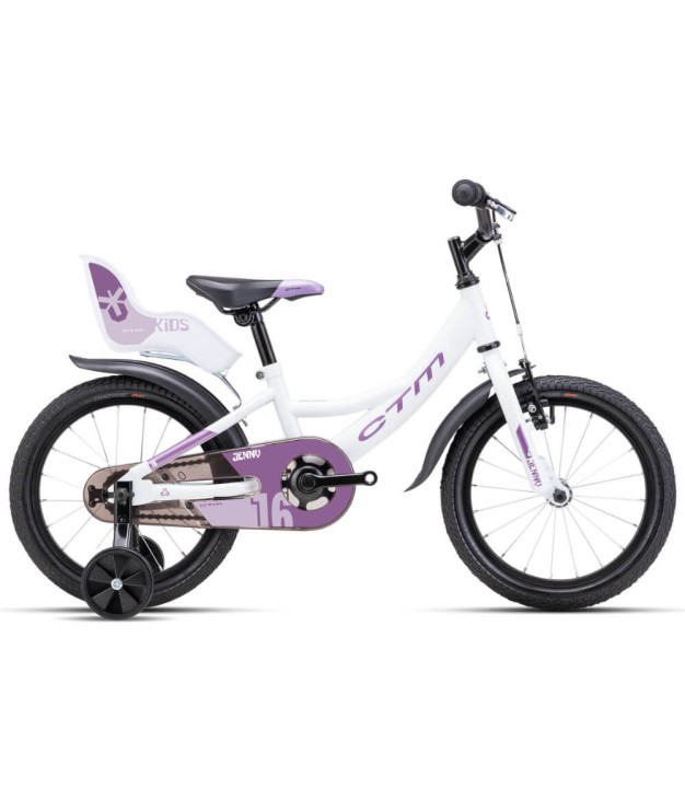 CTM Jenny 16'' Kids Bike, White/Purple