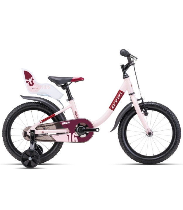 CTM Marry 16" Girls Bike, Matt Light Pink