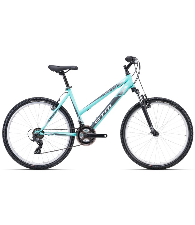 CTM Stefi 2.0 Women's Bike, Matt Turquoise/Grey