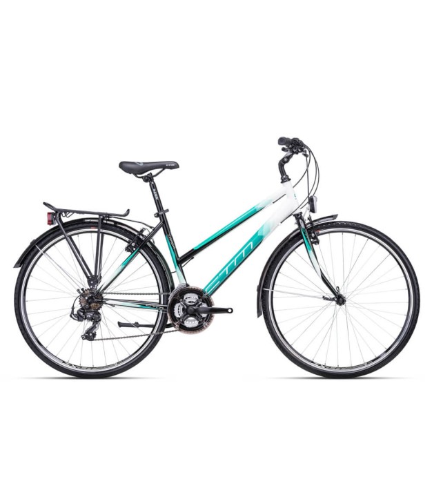 CTM Targa Women's City Bike, Black/Turquoise