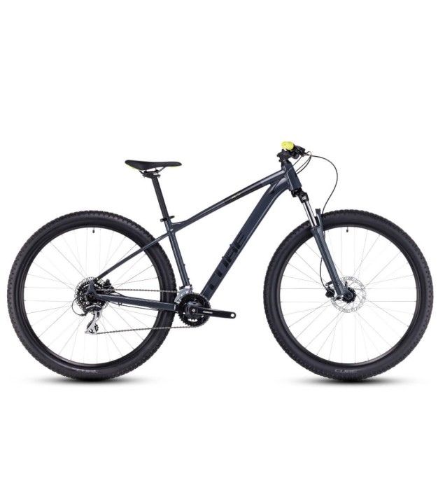 Cube Aim Pro 29'' Mountain Bike, Grey/Flash Yellow, 2023