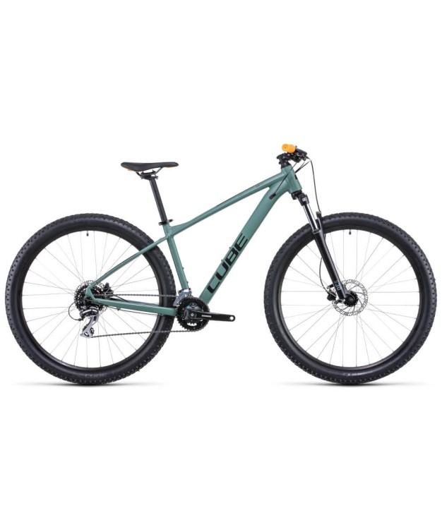 Cube Aim Pro 29'' Mountain Bike, Olive/Orange