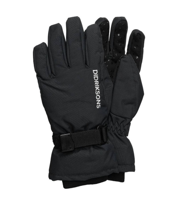 Didriksons Biggles Kids Gloves, Black