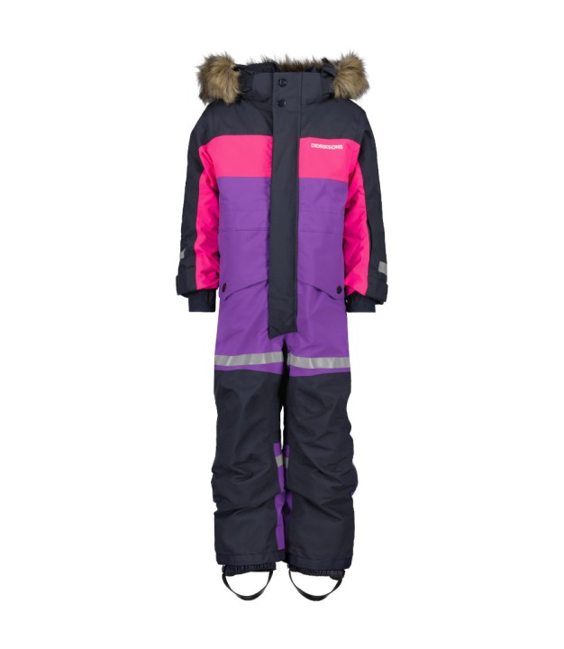 Didriksons Bjärven Kids Coverall, Disco Purple