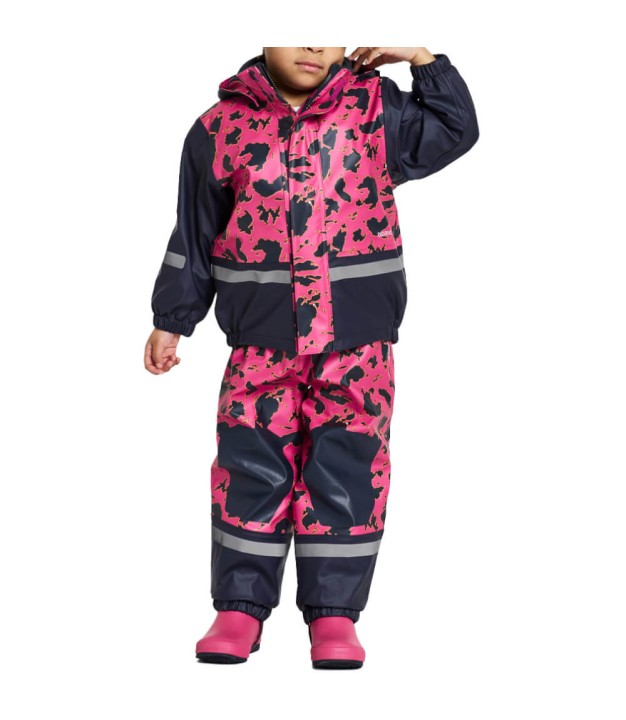 Didriksons Boardman Kids Set Printed Galon, Pink