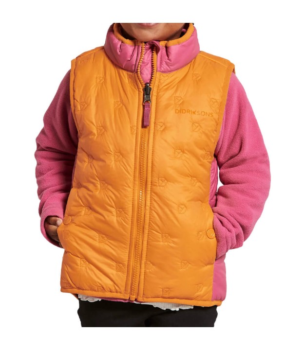 Didriksons Doro Kids Vest, Happy Orange