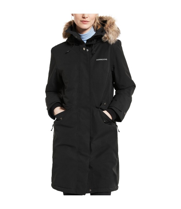 Didriksons Erika 3 Women's Parka, Black