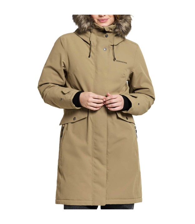 Didriksons Erika 3 Women's Parka, Wood