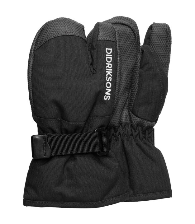 Didriksons Fossa Kid's Gloves, Black