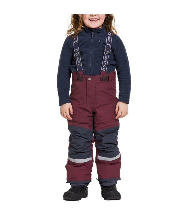 Didriksons Idre Kid's Pants, Rusty Wine