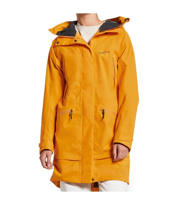 Didriksons Ilma Women's Parka, Saffron Yellow