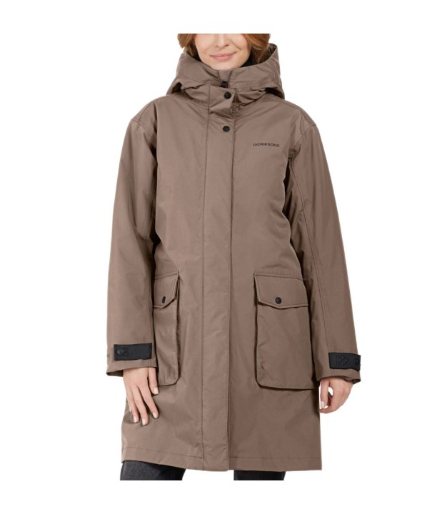 Didriksons Ilsa Women's Parka, Mocha Brown