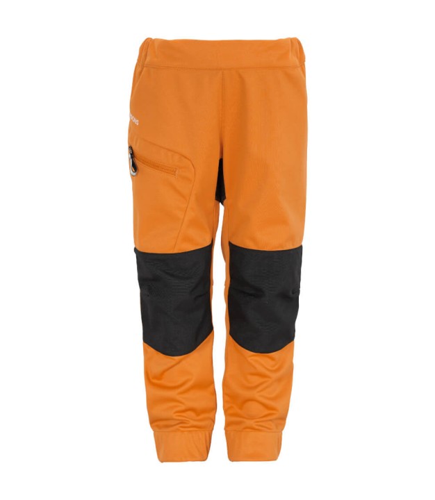 Didriksons Lovet 6 Kids Softshell Pants, Burnt Glow