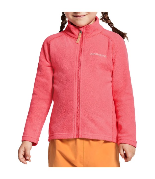 Didriksons Monte Kids Full-Zip, Peachy Pink