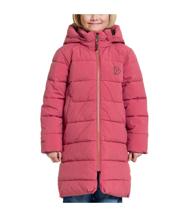 Didriksons Olivin Kids Long Parka, Garnet Red