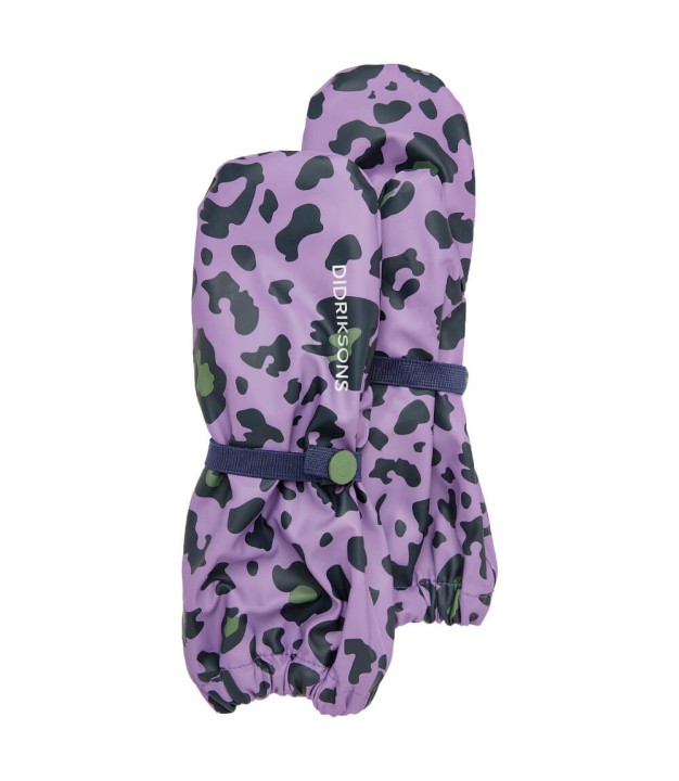 Didriksons Pileglove Printed Kids Gloves, Camo Lilac