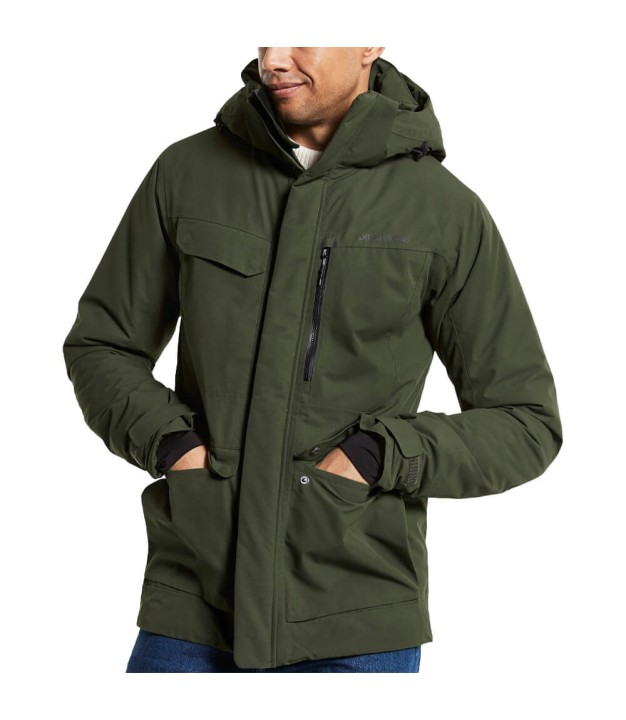 Didriksons Sebastian 3 Men's Parka, Deep Green