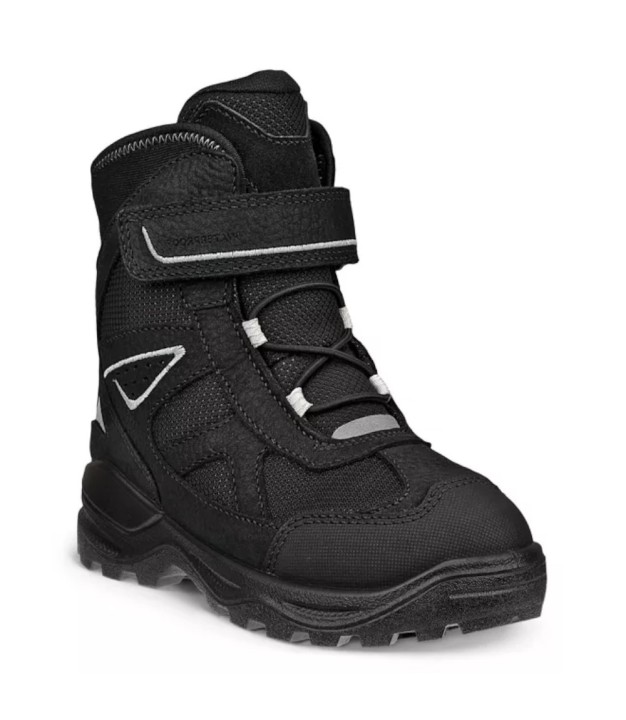 Ecco Snow C Mountain Kids Boots, Black