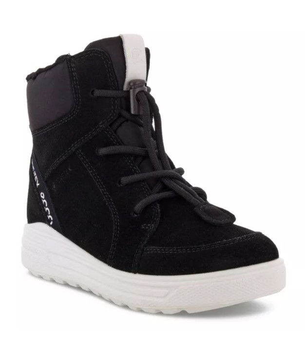 Ecco Urban Snowboarder Kids GTX Boots, Black/White