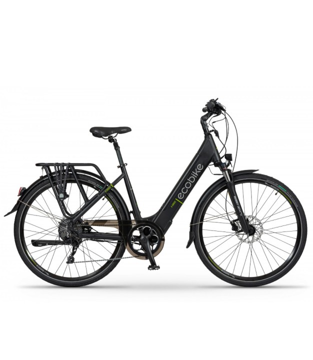 EcoBike X-Cross Electric Bike L, Black