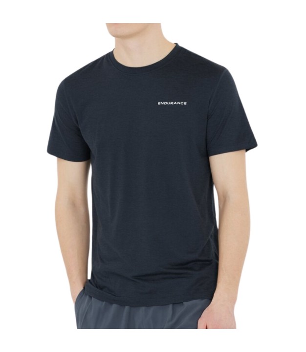 Endurance Abdon Men's Melange S/S Tee, Black